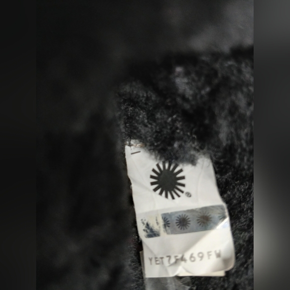 Ugg Treadlite Black Knit Sequin Side Zip Boots. Size 5 - Picture 10 of 12